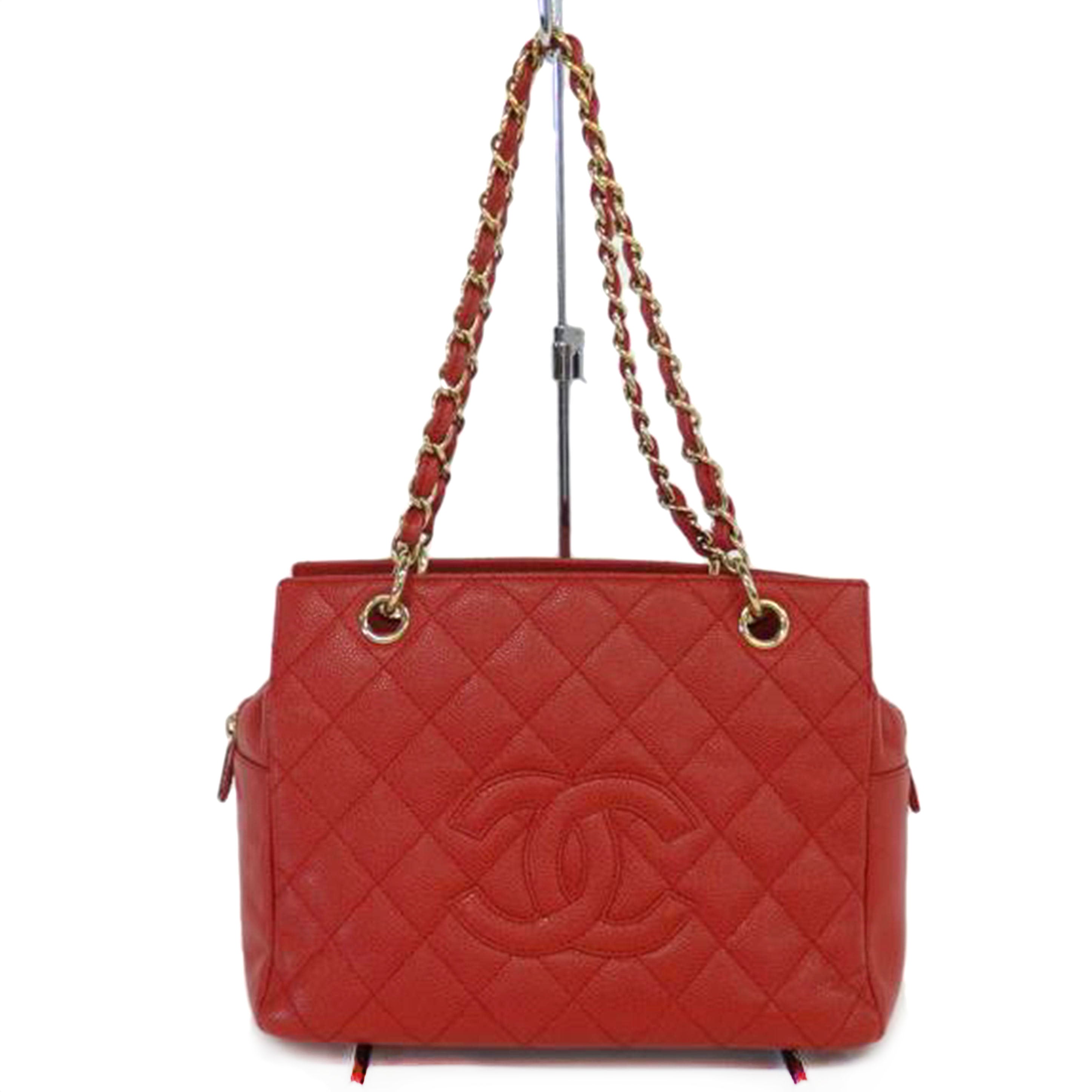 CHANEL シャネル/キャビアスキン/プチタイムレスチェーントート/A18004/741****/シャネル/ABランク/91【中古】