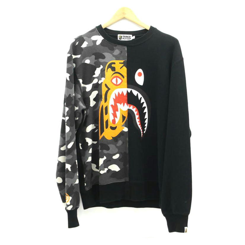 Ａ　ＢＡＴＨＩＮＧ　ＡＰＥ　 アベイシングエイプ/タイガーシャークプリントスウェット/001SWE201007X//ｻｲｽﾞ:XL  /ABランク/75