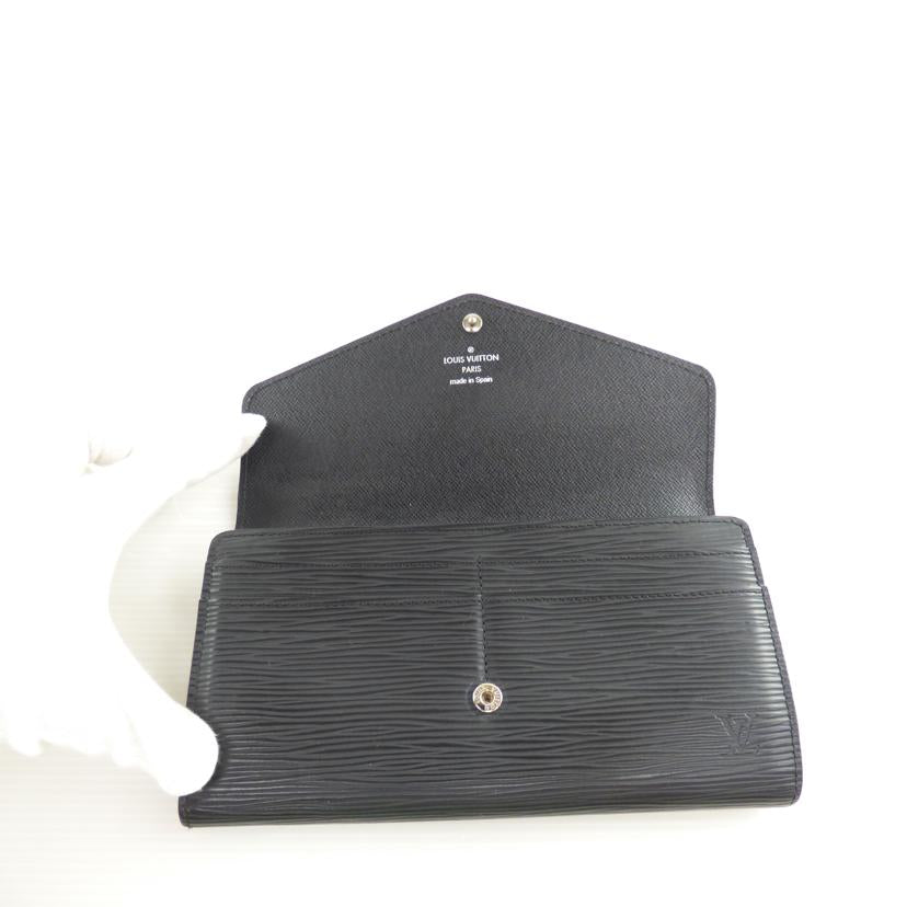 ＬＯＵＩＳ　ＶＵＩＴＴＯＮ ルイ・ヴィトン/ポルトフォイユ・サラ／エピ／ノワール/M60582//CA1106/Bランク/64