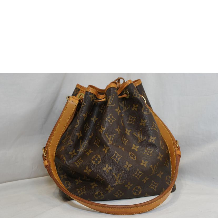 ＬＯＵＩＳ　ＶＵＩＴＴＯＮ ルイヴィトン ルイ・ヴィトン ビトン ショルダーバッグ ハンドバッグ トートバッグ ブラウン メンズ レディース 定番 人気 ＬＶ 斜め掛け 肩がけ/プチノエ／モノグラム/M42226//AR0***/ABランク/92