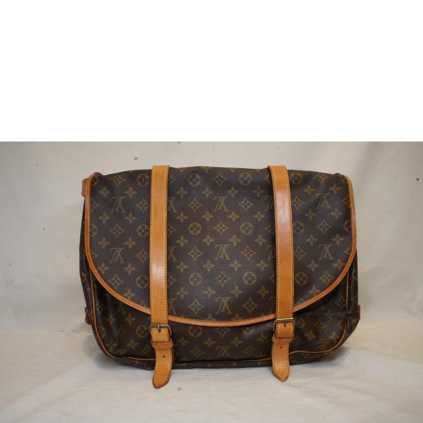 ＬＯＵＩＳ　ＶＵＩＴＴＯＮ ルイヴィトン ルイ・ヴィトン ビトン ショルダーバッグ ハンドバッグ トートバッグ ブラウン メンズ レディース 定番 人気 ＬＶ 斜め掛け 肩がけ/ソミュール４３／モノグラム/M42252//SL0***/ABランク/92