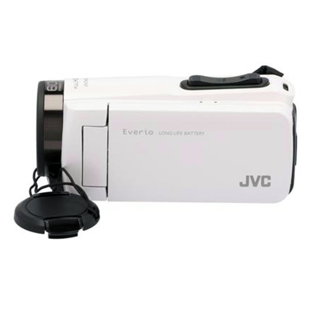 12,950円美品 JVC GZ-F270 ホワイト ビデオカメラ デジカメ 保証書有り