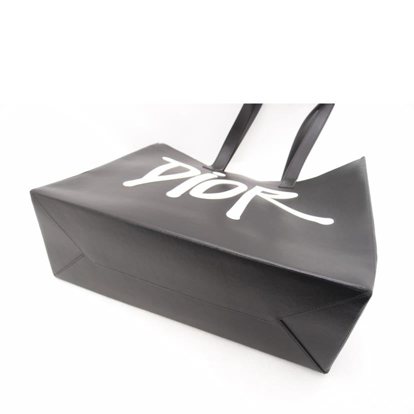 ＣｈｒｉｓｔｉａｎＤｉｏｒ クリスチャンディオール　トートバック　ショルダーバッグ　ハンドバック　レザー　黒　メンズ　レディース　肩掛け/ショーンステューシーコラボレザートート／ブラック/1DOSH153YZIH10E//BO0***/Aランク/69