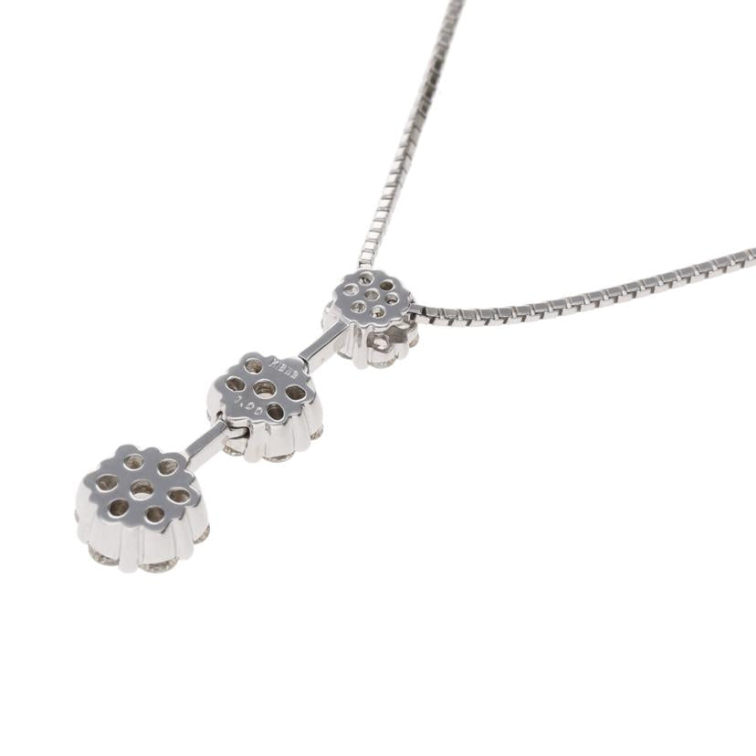 /　Ｋ１８ＷＧダイヤネックレス１．００ｃｔ//ABランク/75