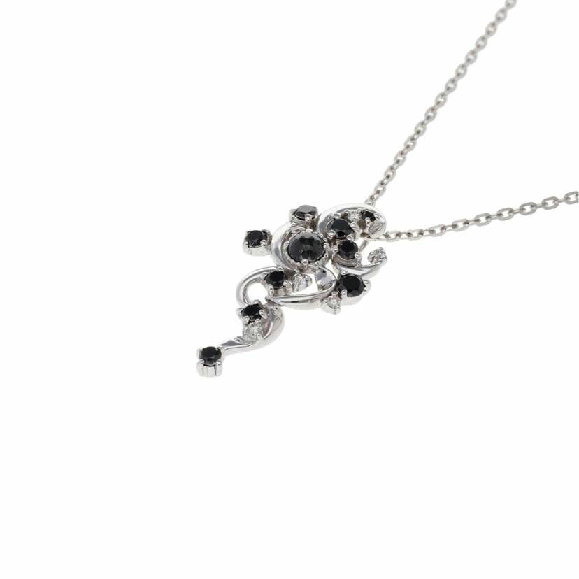/　Ｋ１０ＷＧダイヤネックレス０．５０ｃｔ//Aランク/75