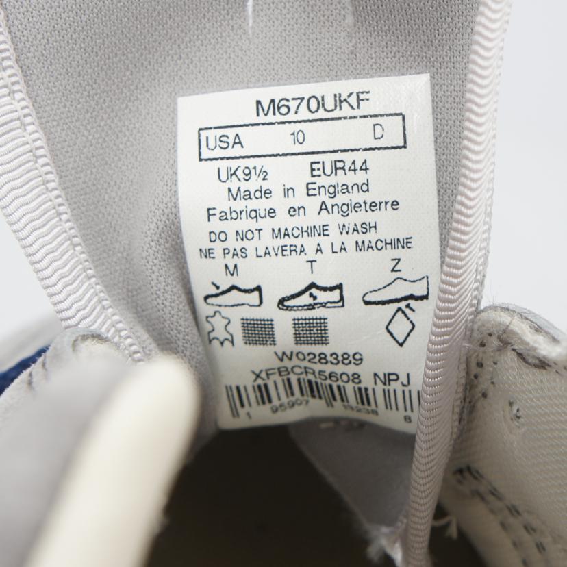 ＮＢ ニューバランス/ビッグスキンスエード／４０周年記念モデル/M670UKF//Aランク/75