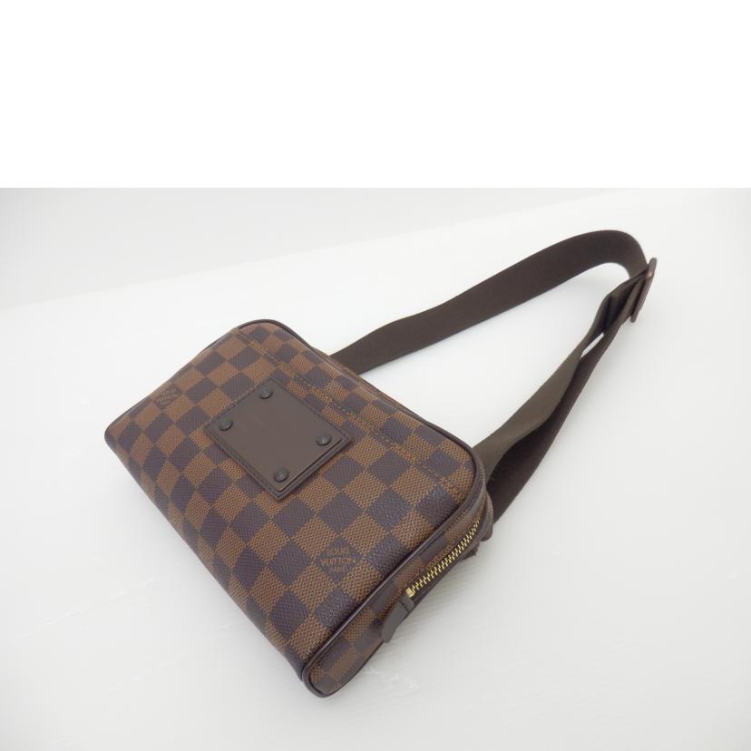 LOUIS VUITTON ルイ･ヴィトン/バムバッグ･ブルックリン/ダミエ･エベヌ/N41101/CA4***/Bランク/88【中古】