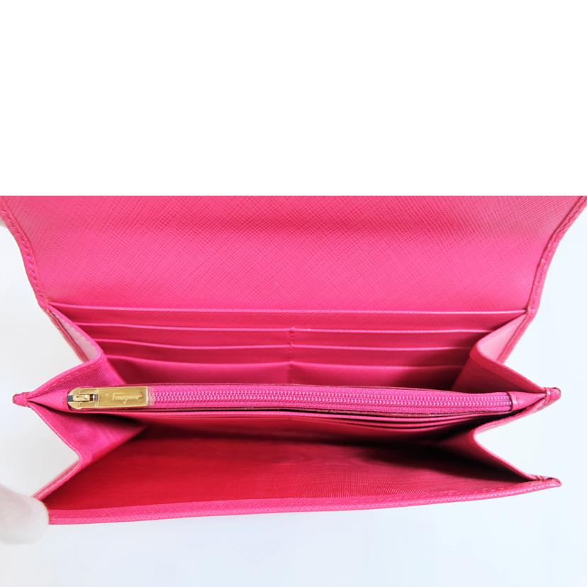 　　Ｆｅｒｒａｇａｍｏ ﾌｪﾗｶﾞﾓ/ガンチーニレザー二つ折長財布//Aランク/71