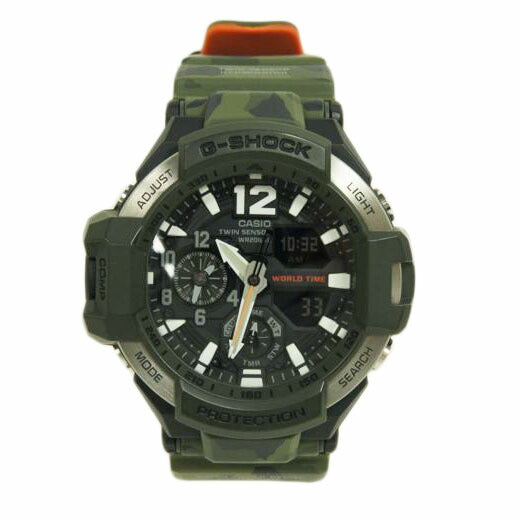 ＣＡＳＩＯ カシオ/Ｇ－ＳＨＯＣＫ　ＭＡＳＴＥＲ　ｉｎ　ＯＬＩＶＥ　ＤＲＡＢ／ラバー／クォーツ/GA-1100SC//ABランク/01