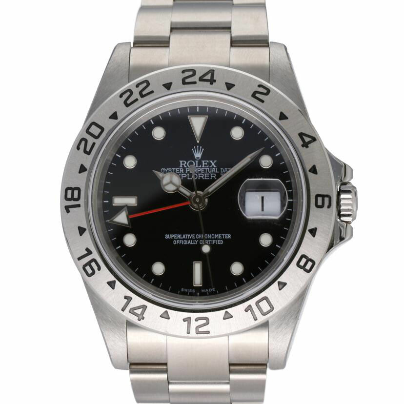 ＲＯＬＥＸ ﾛﾚｯｸｽ/エクスプローラーⅡ／黒文字盤／自動巻き/16570//D116405/05年/Aランク/75