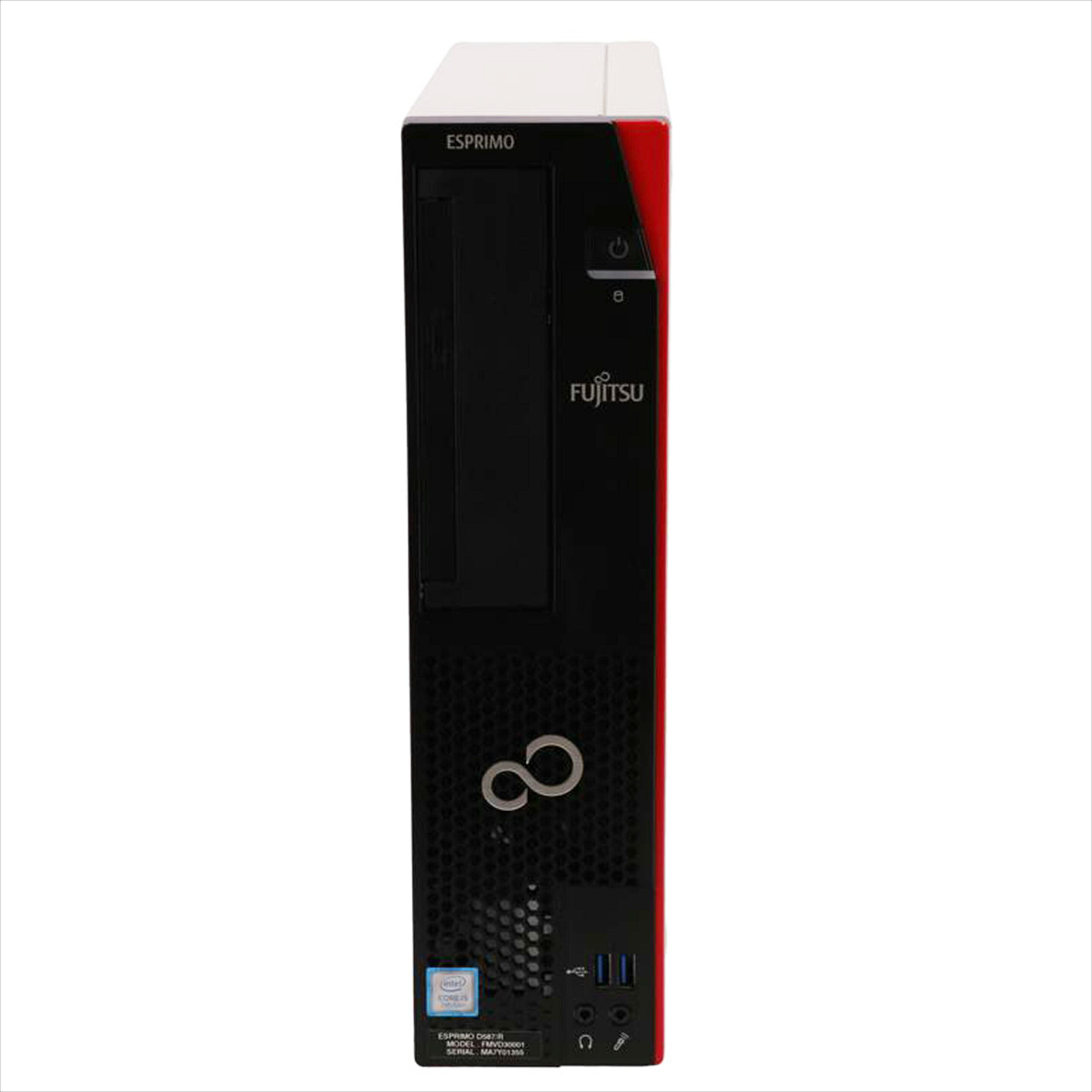 ＦＵＪＩＴＳＵ 富士通/Ｗｉｎ１０デスクトップＰＣ／ＥＳＰＲＩＭＯ　Ｄ５８７／Ｒ/FMVD30001//MA7Y01355/Bランク/62