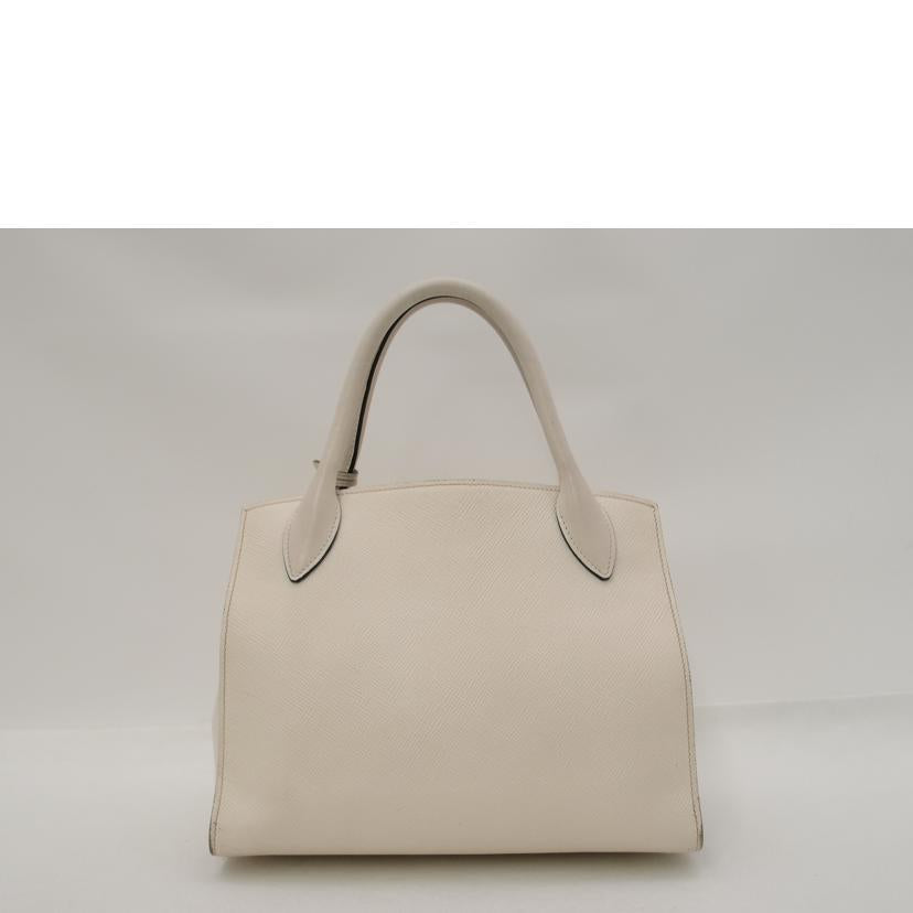 ＰＲＡＤＡ プラダ　ハンドバック　トートバック　ショルダーバッグ　肩掛け　白　ゴールド金具　レディース　/レザー２ｗａｙハンド／ホワイト//117*/ABランク/69