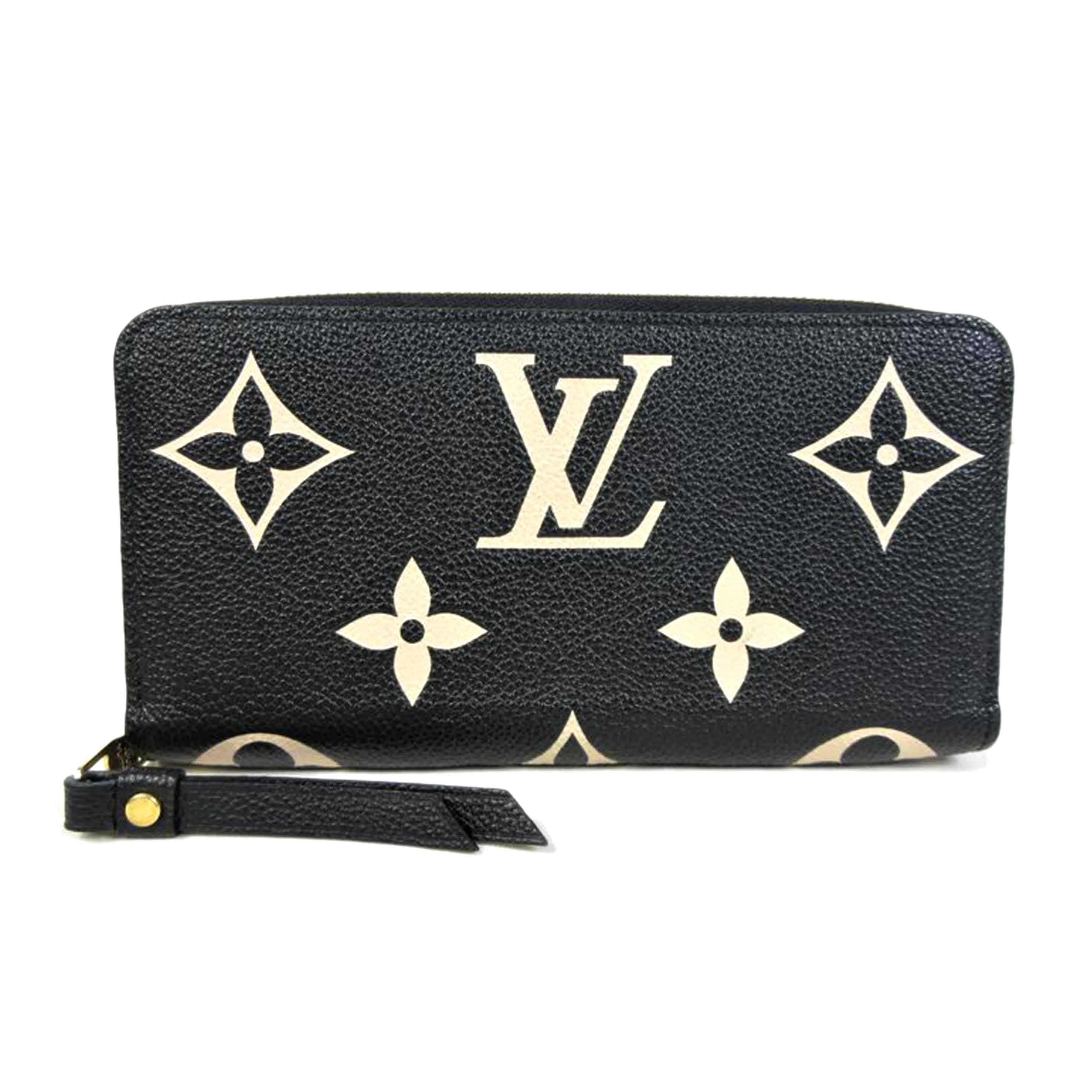 ＬＶ ルイヴィトン/ジッピーウォレット／アンプラント／ブラックベージュ/M80481//RFI*/Aランク/70