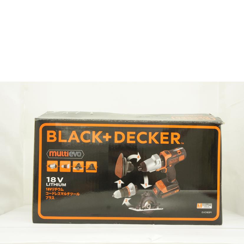 ＢＬＡＣＫ　＆　ＤＥＣＫＥＲ ブラック アンド デッカー/１８Ｖ　マルチツール　ベーシック/EVO183P1//Bランク/01