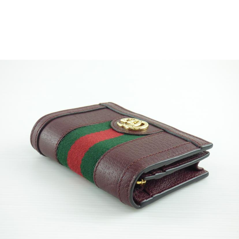 ＧＵＣＣＩ グッチ/２つ折り財布/523155//496334/Aランク/64