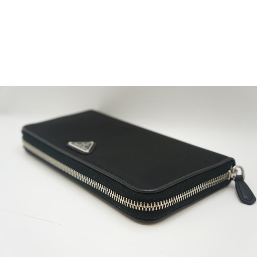 ＰＲＡＤＡ プラダ/テスートラウンドＺＩＰ長財布／黒/1ML506//85/SAランク/09
