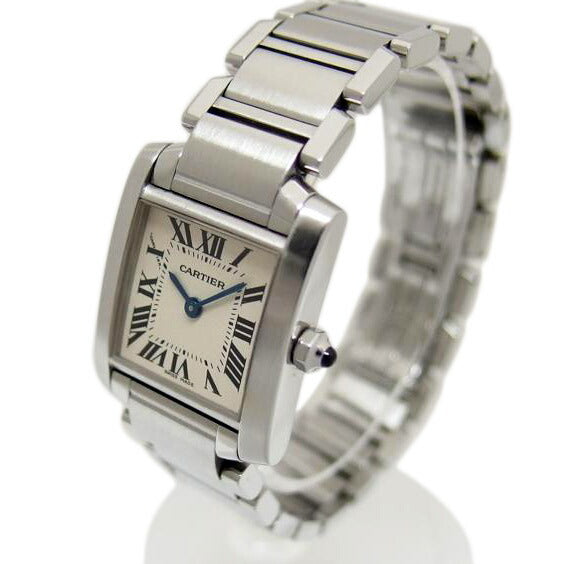 Ｃａｒｔｉｅｒ カルティエ/タンクフランセーズＳＭ／アイボリー文字盤／クォーツ/2384//882101LX/Bランク/04