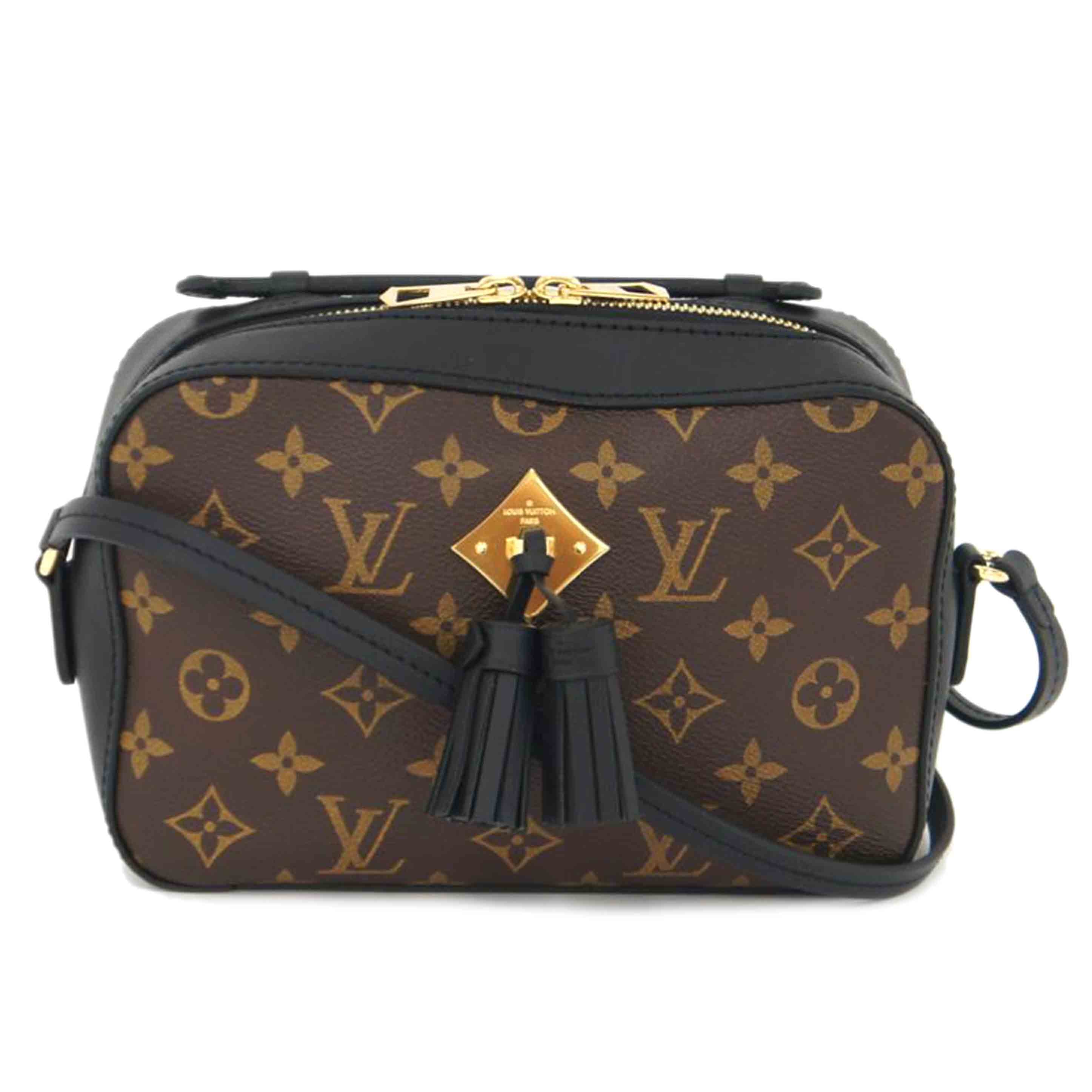 ＬＶ ルイヴィトン ルイ・ヴィトン ビトン ショルダーバッグ ハンドバッグ トートバッグ ブラウン メンズ レディース 定番 人気 ＬＶ 斜め掛け 肩がけ/サントンジュ／モノグラム／ノワール/M43555//CA2***/Aランク/75