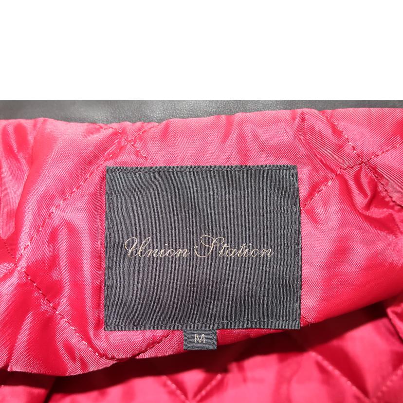 Ｕｎｉｏｎ　Ｓｔａｔｉｏｎ ユニオンステーション/ライダースジャケット　レザージャケット　羊革//ABランク/65