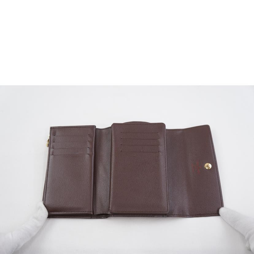 ＬＶ ルイヴィトン/ポルトフォイユ・アレクサンドラ／ダミエ／エベヌ/N63037//CA1126/ABランク/67