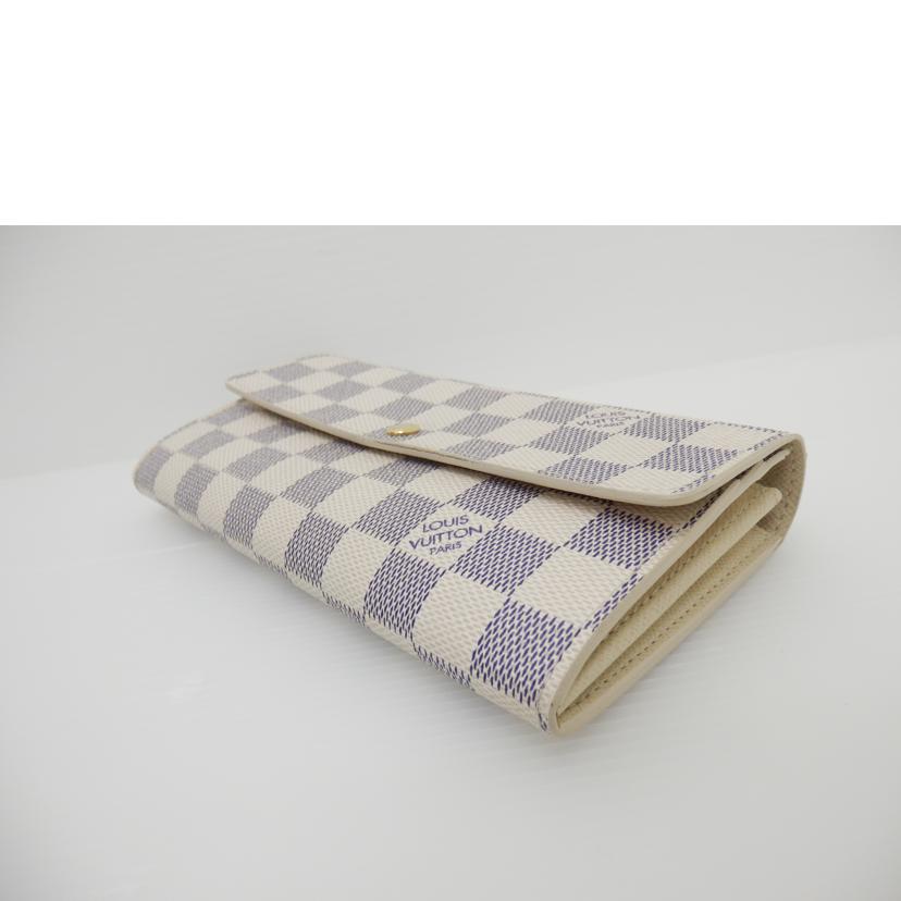 　ＬＶ ﾙｲｳﾞｨﾄﾝ/ポルトフォイユ・サラ／ダミエ／アズール/N61735//CA1048/Bランク/88