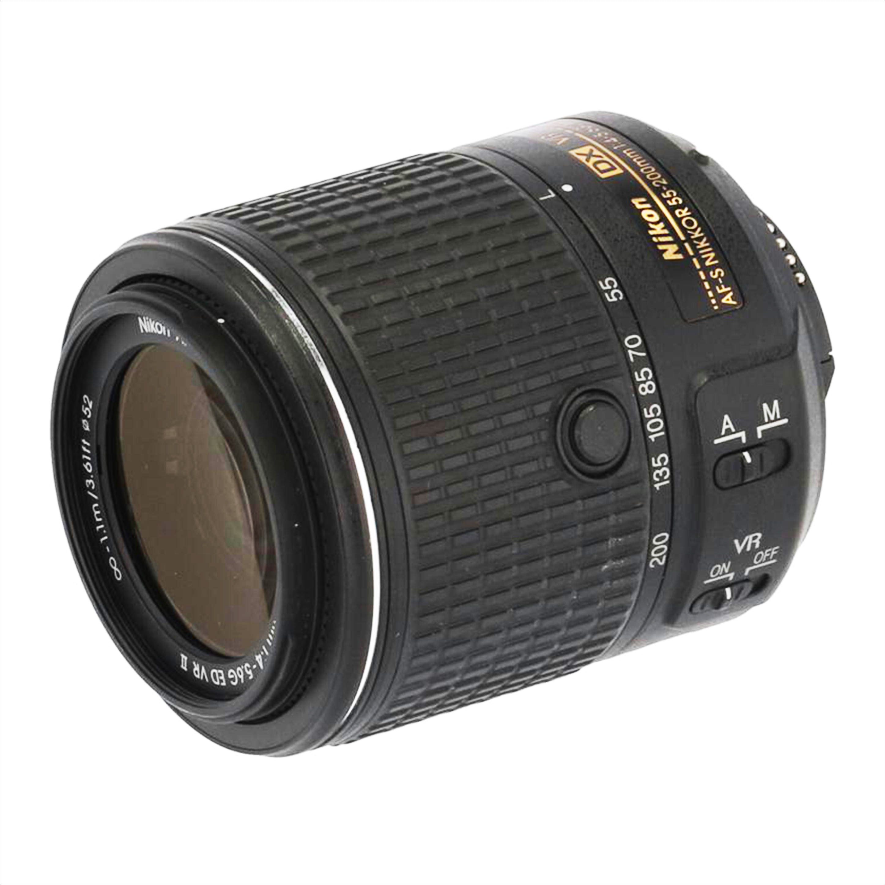 Ｎｉｋｏｎ ニコン/交換レンズ／５５－２００ｍｍ/AF-S DX NIKKOR 55-200mm f4-5.6G ED VR II//20474712/Cランク/84