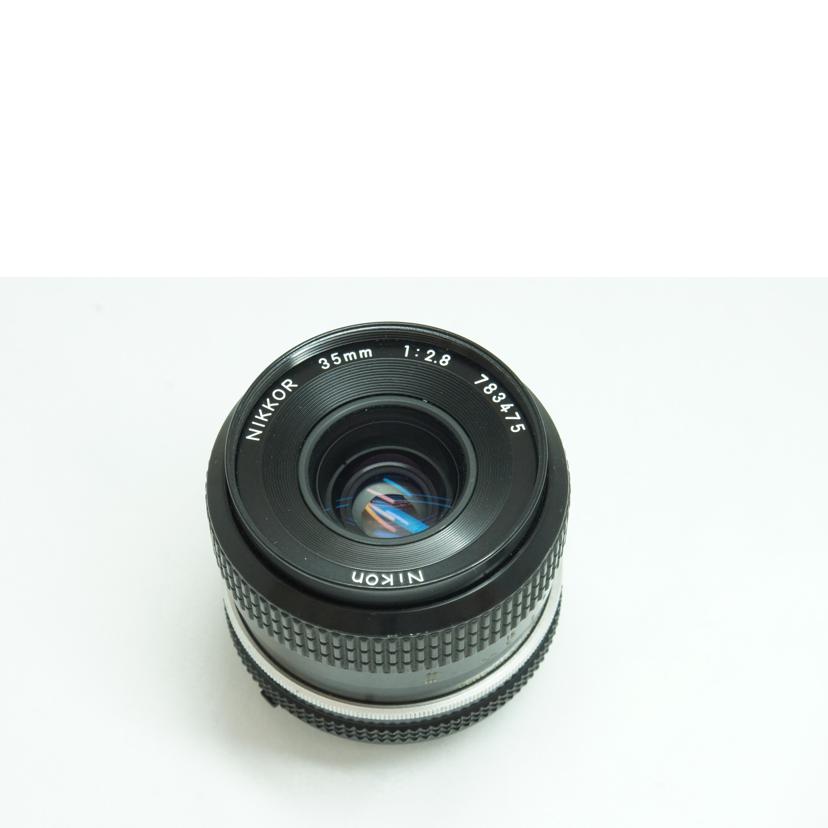 Ｎｉｋｏｎ ニコン/交換レンズ　　ＮＩＫＫＯＲ/Ai  35mm f2.8//783475/ABランク/01