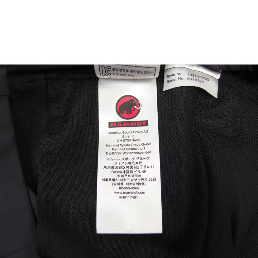 ＭＡＭＭＵＴ/ＭＡＭＭＵＴ　Ｔｒｅｋｋｅｒｓ　２．Ｏ　Ｐａｎｔｓ　　ブラック　　サイズＭ/1021-00420//Sランク/83