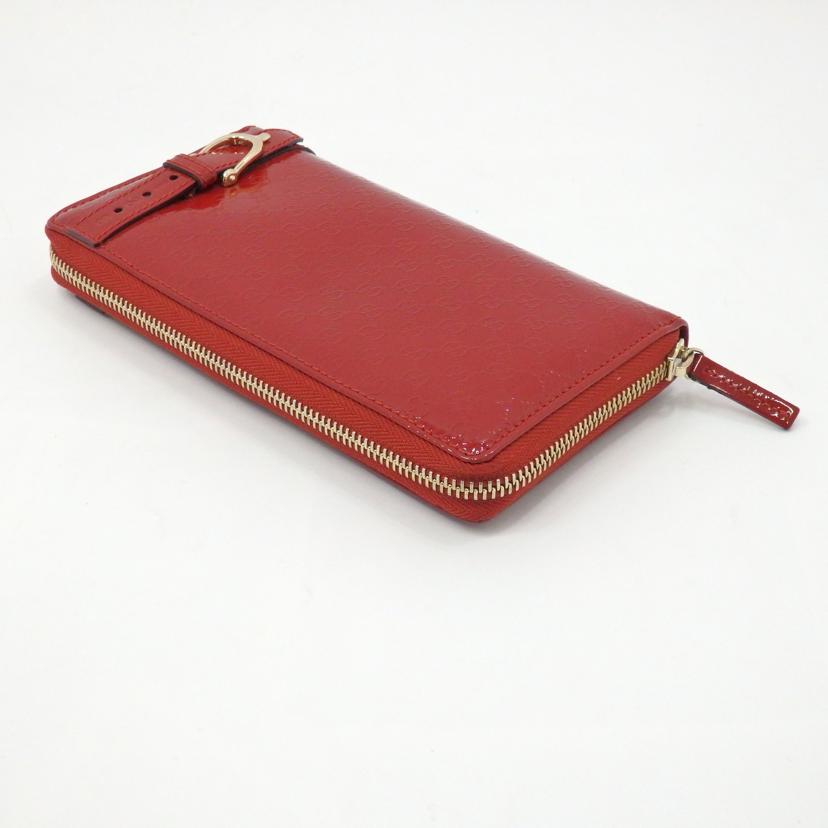 ＧＵＣＣＩ　 グッチ/マイクログッチシマラウンドファスナー長財布/309758//ABランク/77