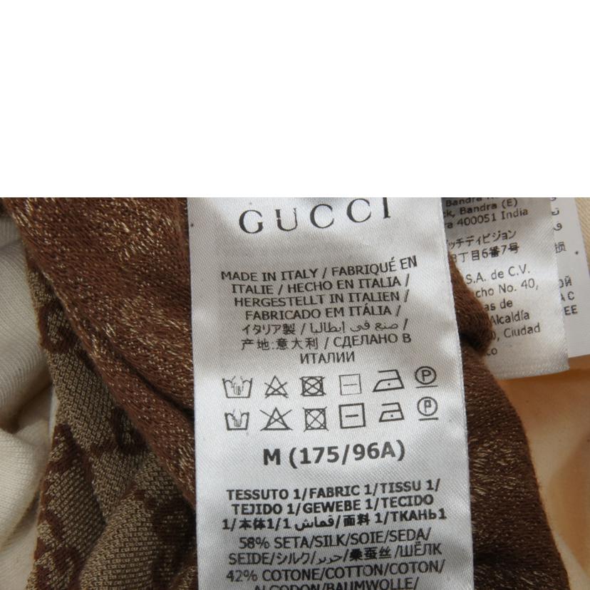 ＧＵＣＣＩ グッチ/ＧＧ柄コットンシルクポロシャツ//Aランク/92