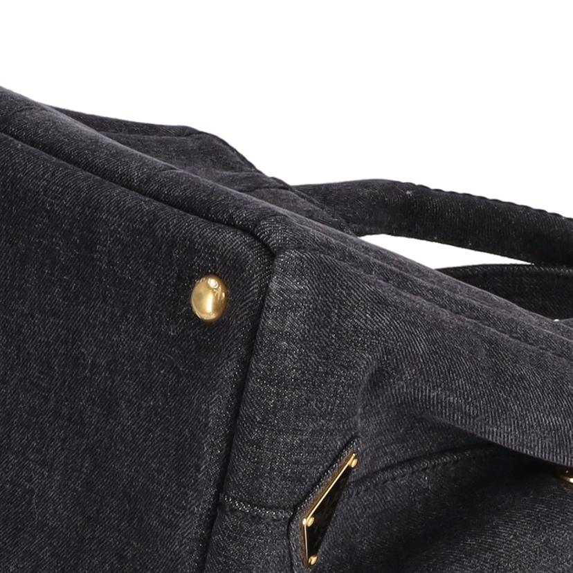 ＰＲＡＤＡ プラダ/カナパ２ＷＡＹトート／ブラックデニム/1BG439//Aランク/91