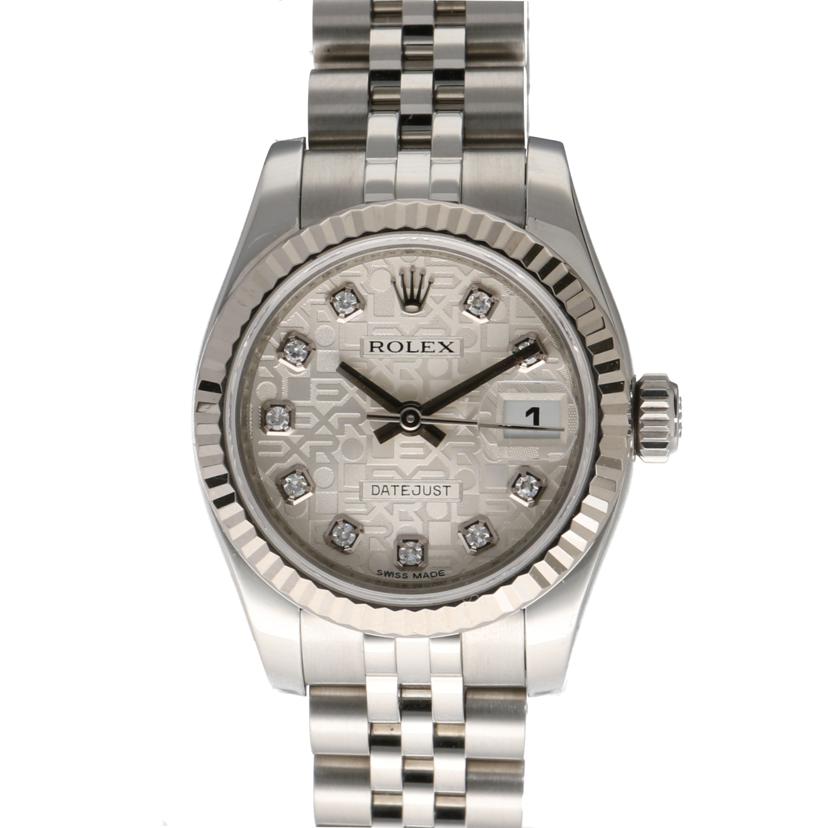 ＲＯＬＥＸ ロレックス/ＤＡＴＥ　ＪＵＳＴ　１０Ｐ　ダイヤ／コンピューター文字盤/179174G//F8C*****/Aランク/75