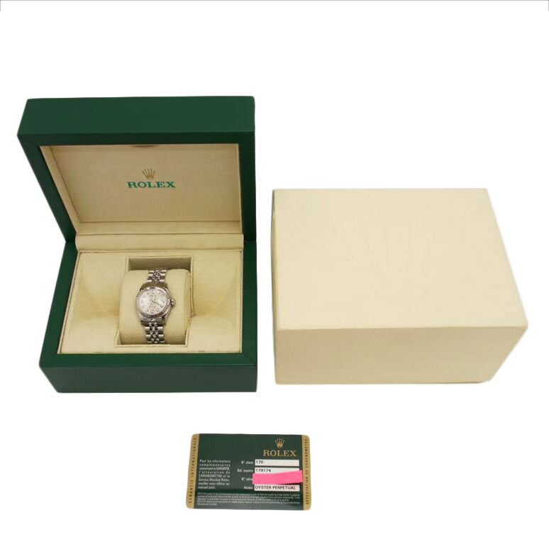 ＲＯＬＥＸ ロレックス/ＤＡＴＥ　ＪＵＳＴ　１０Ｐ　ダイヤ／コンピューター文字盤/179174G//F8C*****/Aランク/75