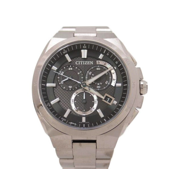 ＣＩＴＩＺＥＮ シチズン　腕時計　E610-T018505　TITANIUM　チタン　Eco-Drive　アテッサ/ＡＴＴＥＳＡ／クロノグラフ／電波ソーラー/AT3010-55E//511******/Aランク/69