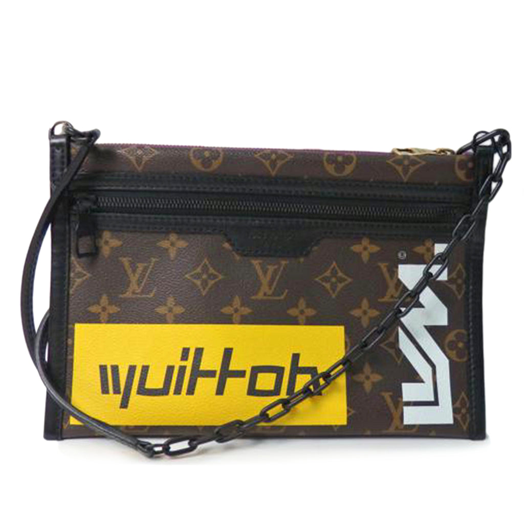 バッグ美品LOUIS VUITTON M44641 モノグラム メッセンジャー 