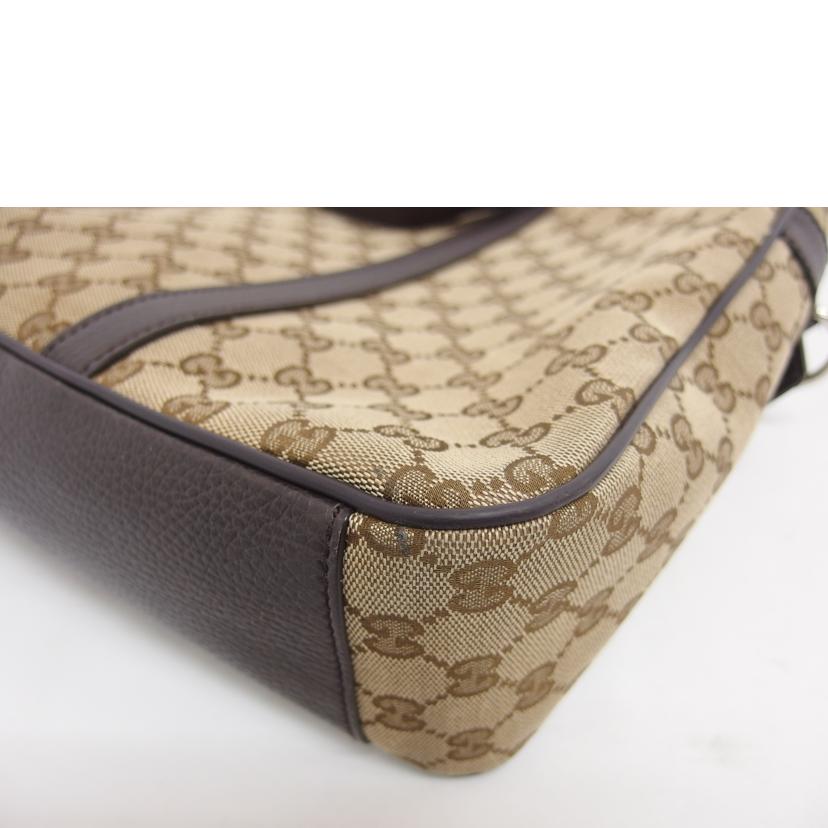 ＧＵＣＣＩ グッチ ビジネスバッグ ハンドバッグ ベージュ ブラウン/ＧＧキャンバス／２ＷＡＹブリーフケース/449168//204***/ABランク/04