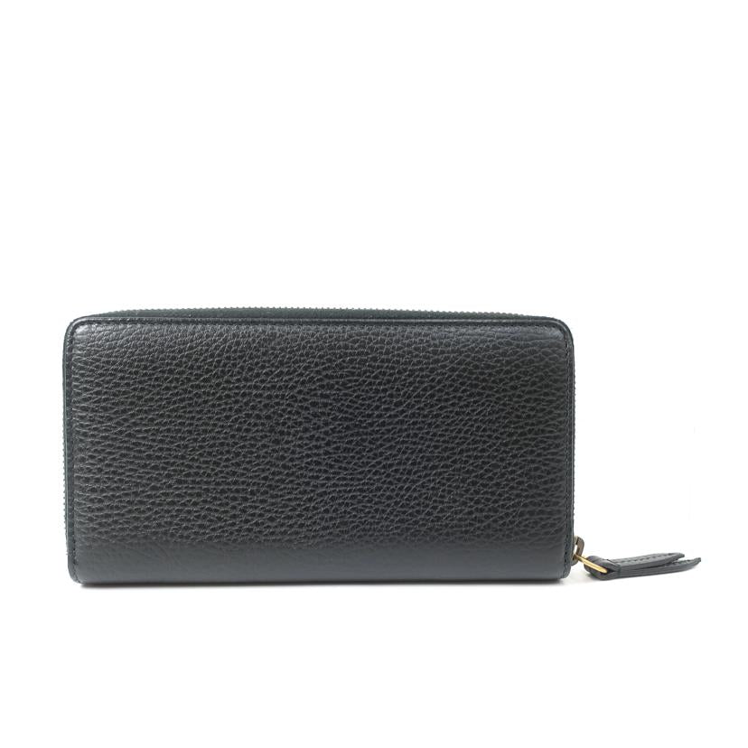 ＧＵＣＣＩ グッチ/ＧＧマーモント長財布　レザー　黒×ピンク//ABランク/65