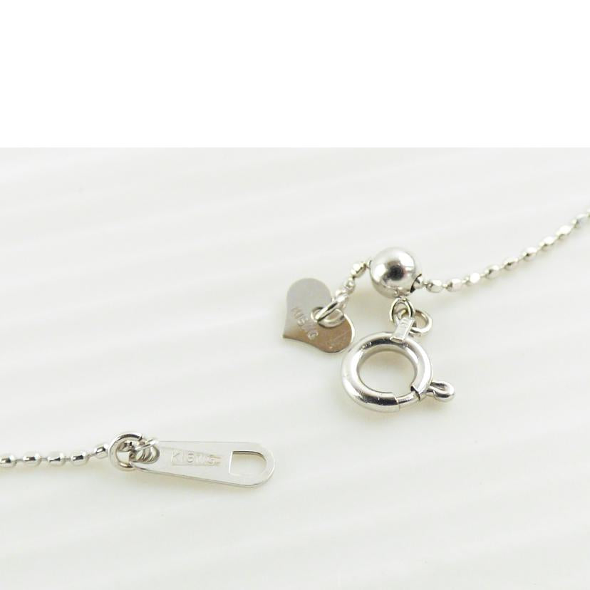 /Ｋ１８ＷＧダイヤネックレス１．０３//ABランク/64