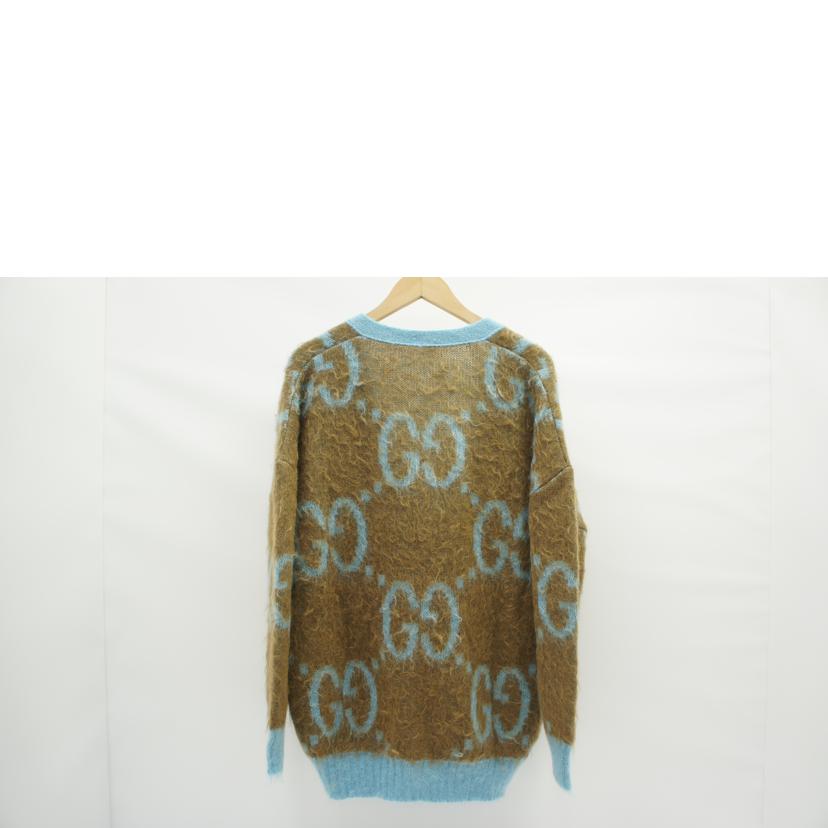 ＧＵＣＣＩ グッチ/リバーシブルＧＧモヘアウールカーディガン　ＢＬ/635160//Aランク/75