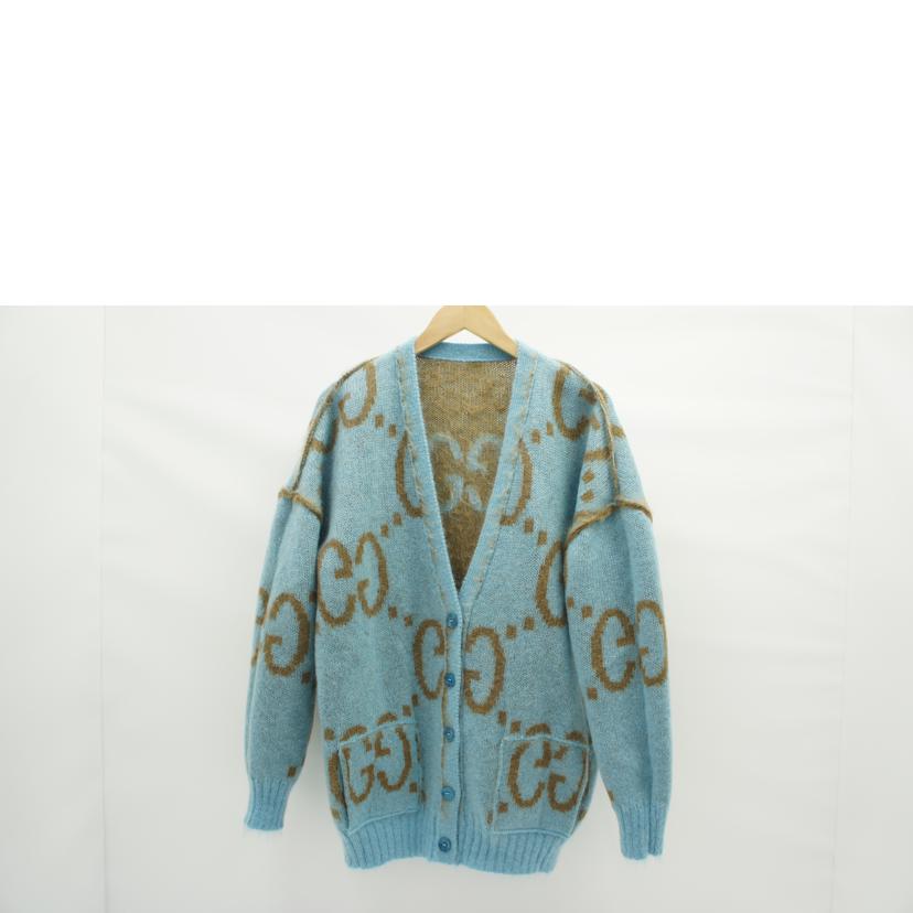 ＧＵＣＣＩ グッチ/リバーシブルＧＧモヘアウールカーディガン　ＢＬ/635160//Aランク/75