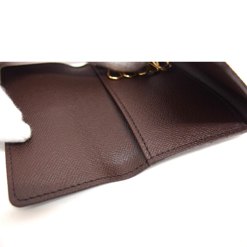 ＬＶ ルイ･ヴィトン 6連キーケース/ミュルティクレ６／ダミエ／エベヌ/N62630//CT0***/Aランク/04