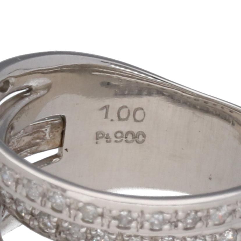 Ｐｔ９００/Ｐｔ９００ダイヤリング１．００／＃１３．５/11.9//1.00ct/Aランク/75