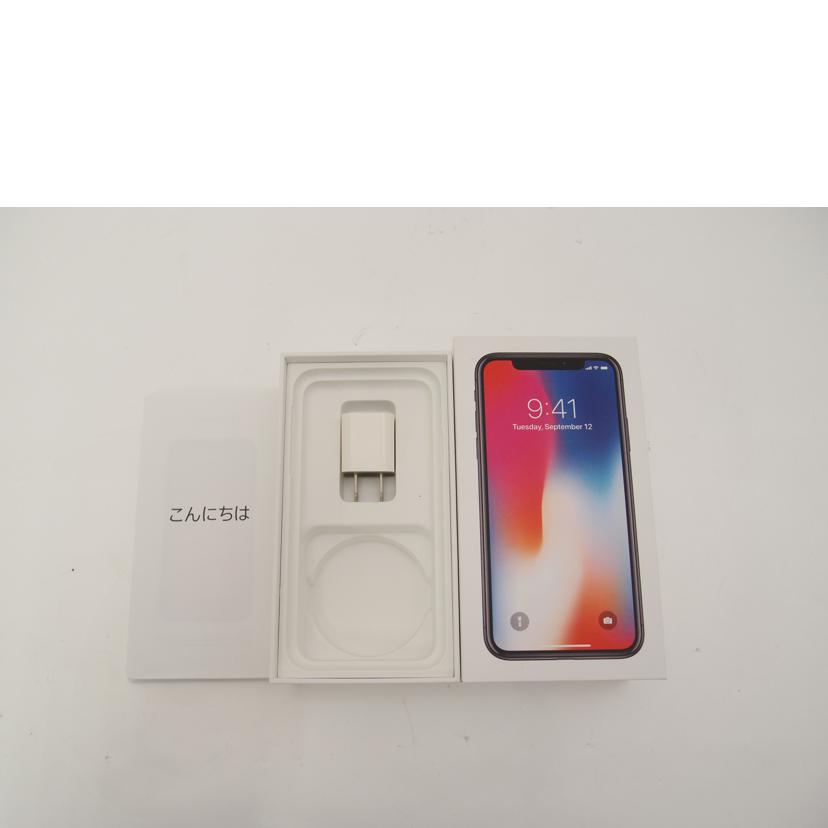 ＡＰＰＬＥ アップル/ｉＰｈｏｎｅＸ　ＳＩＭロック解除済み/MQAX2J/A//F2LW34XCJCLK/Aランク/69