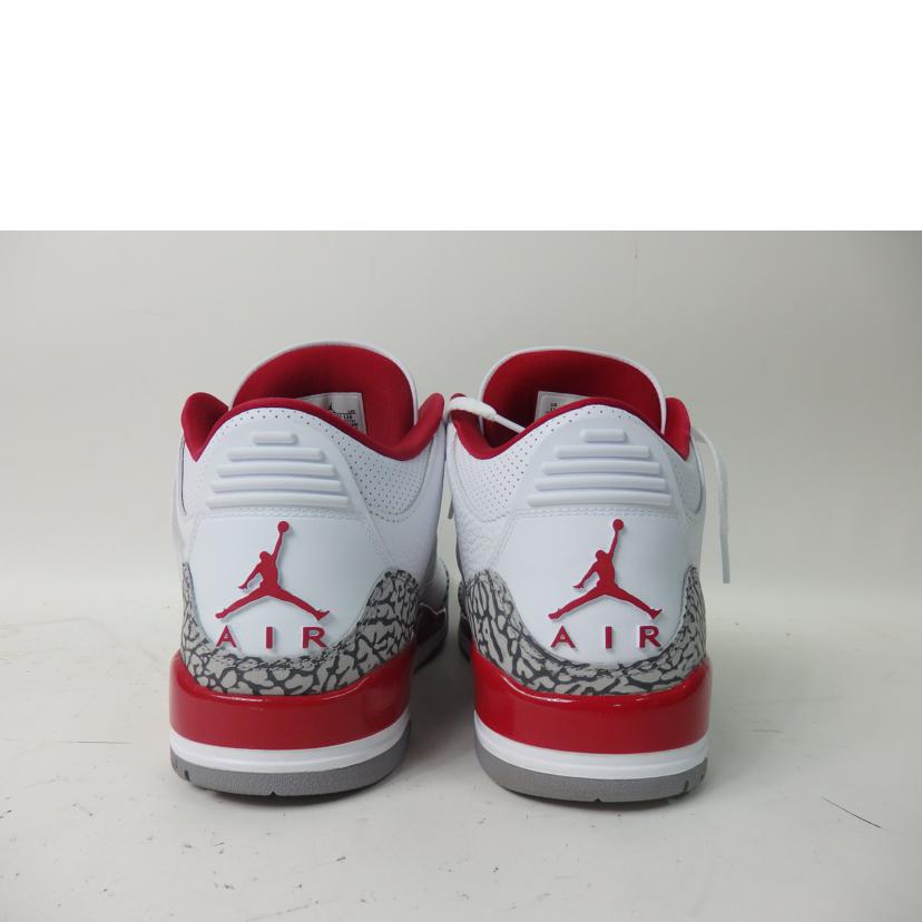 ＮＩＫＥ ナイキ/ＡＩＲ　ＪＯＲＤＡＮ　３　ＣＡＲＤＩＮＡＬ　ＲＥＤ／２９ｃｍ/CT8532-126//Aランク/84