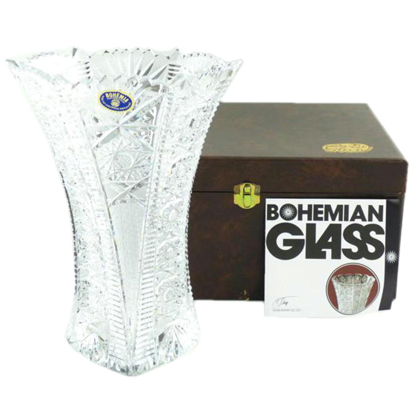 /ボヘミアグラス花瓶/581-SE583-10.5//ABランク/64