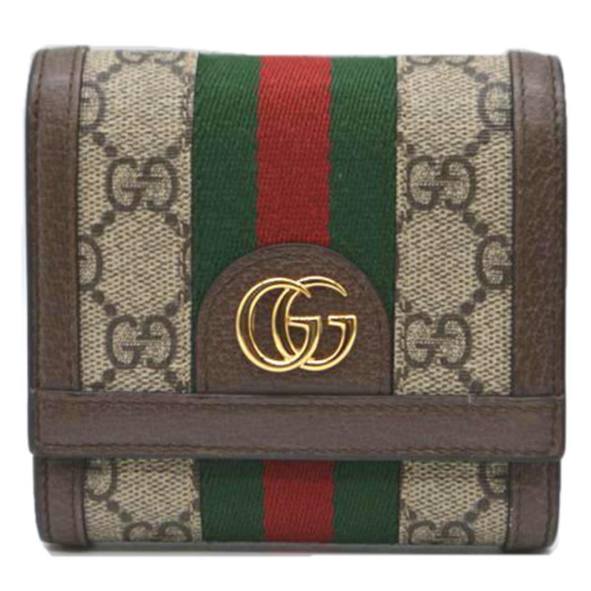 ＧＵＣＣＩ グッチ/オフィディアＧＧスプリームコンパクト財布/598662//2184/ABランク/89