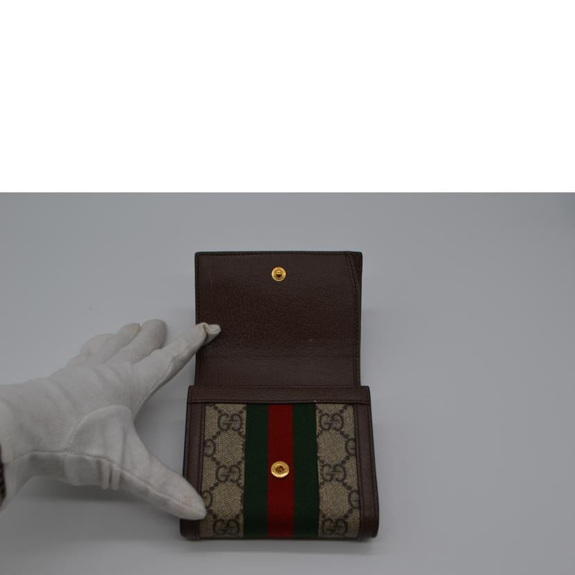 ＧＵＣＣＩ グッチ/オフィディアＧＧスプリームコンパクト財布/598662//2184/ABランク/89