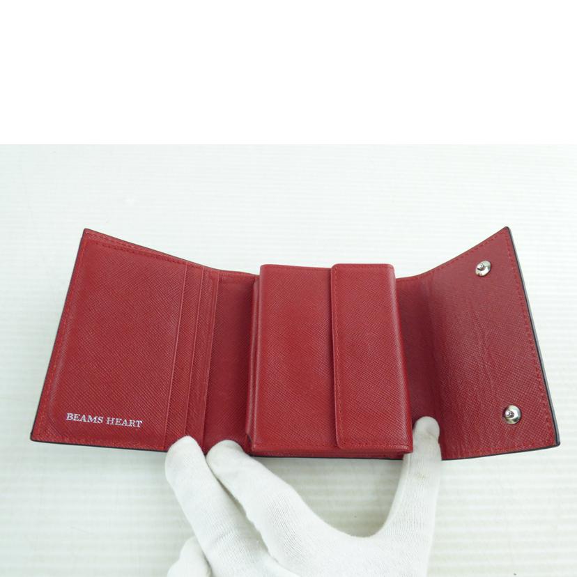 ＢＥＡＭＳ　ＨＥＡＲＴ ビームスハート/３つ折り革財布/41-64-0092-112423464//Bランク/64