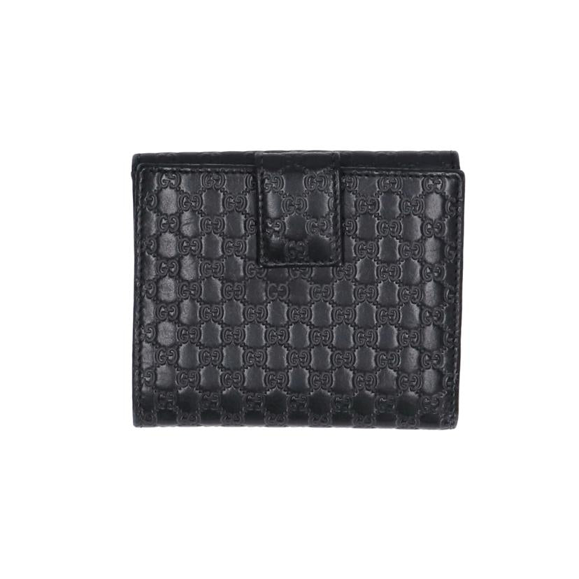 ＧＵＣＣＩ グッチ/マイクログッチシマ　ｗホック財布/464916//493***/Bランク/85