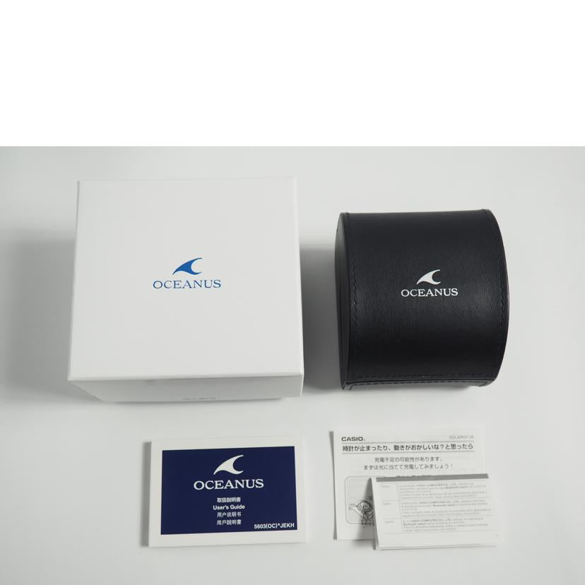 ＣＡＳＩＯ カシオ/オシアナス　マンタ　蒔絵モデル/OCW-S5000ME-1AJF//211134A0198/Aランク/79